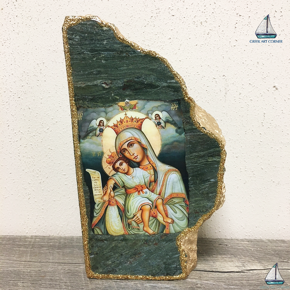 handmade-icon-of-holy-mary-on-green-granite-greek-art-corner
